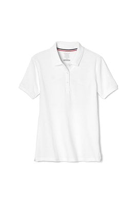 White Short Sleeve Polo
